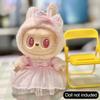 For 17cm Labubu Doll Clothes Fashion Clothes Hoodies Doll Clothes Hoodies Dolls Accessories Cute Decoration Little Cloths