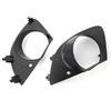 Front Bumper Grill Fog Light Lamp Covers For BMW E65 E66 750i 760Li 06-08 Black