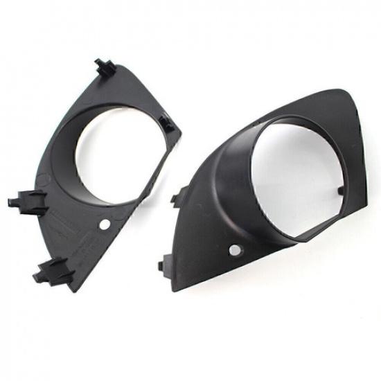 Front Bumper Grill Fog Light Lamp Covers For BMW E65 E66 750i 760Li 06-08 Black