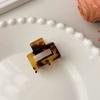 Square Chessboard Japanese Leopard Korean Style Hair Clip Small Hair Claw Female Hairpin Headwear