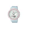 BABY-G Series Fashion Trend Contrast Color Street Classic Pointer Dual Display Sports Waterproof Quartz Movement Japanese and BGS-100SC-2A
