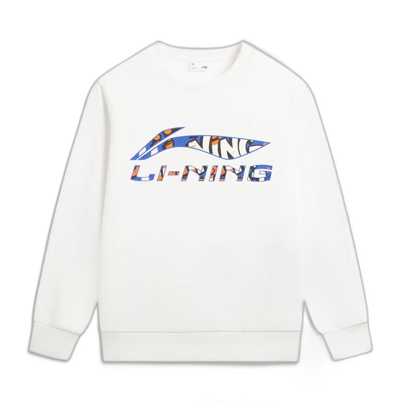 Li-Ning Youth Unisex Round Neck Pullover Sweatshirt