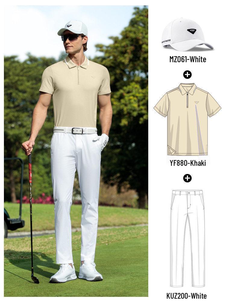 PGM2026 Men's Quick-Dry Short Sleeve Golf Polo Shirt