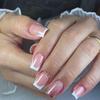 Nude Pink White-Edged French Nail Tips - Girlish False Nails, Gentle Art for an Elegant Look