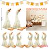 6-12PCS One Silly Goose Party Favors 9.8IN Goose Stuffed Animal Plush Toy for Birthday Decoration Baby Shower Party Gifts
