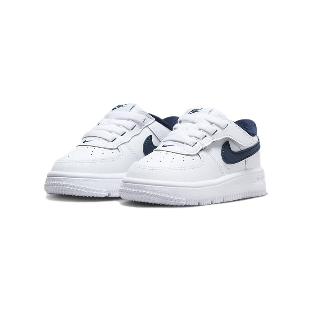 Nike Force 1 Low EasyOn TD White Midnight Navy Baby Sneakers Football-Grey FN0236-104
