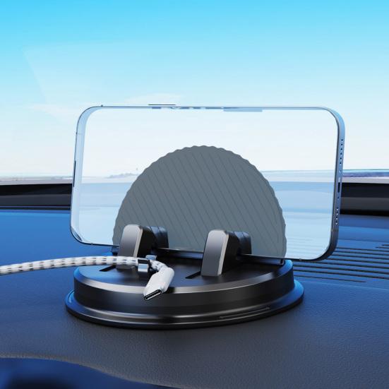 Car Dashboard Phone Holder 360 Degrees Rotating Phone Stand Hands-free Universal Mobile Phone Mount for Smartphone