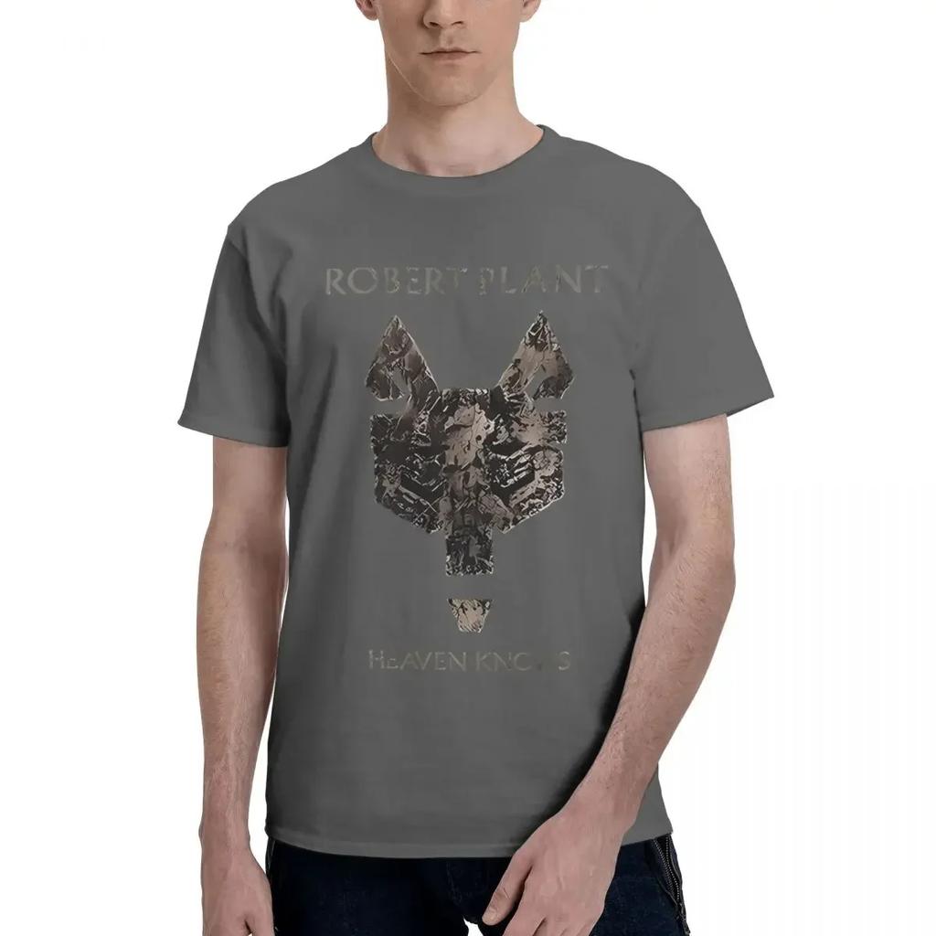 Robert Plant 100% Cotton Casual Breathable Confortable Anime Men's T-Shirts Tshirts Men