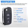Car Key Fob Keyless Entry Remote Control Replacement for VW Volkswagen Jetta Passat 2017 2018 2019 FCC ID:NBGFS93N P/N:5K0837202BP MQB Chip 3+1