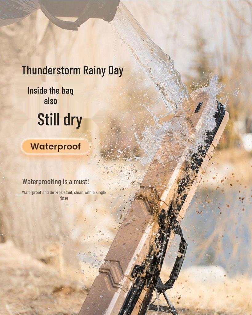 New Lightweight Multifunctional Fishing Bag: Waterproof Hard Shell for Rods, Gear, and Umbrella