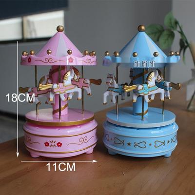 Birthday Cake Carousel Music Box and Ornament