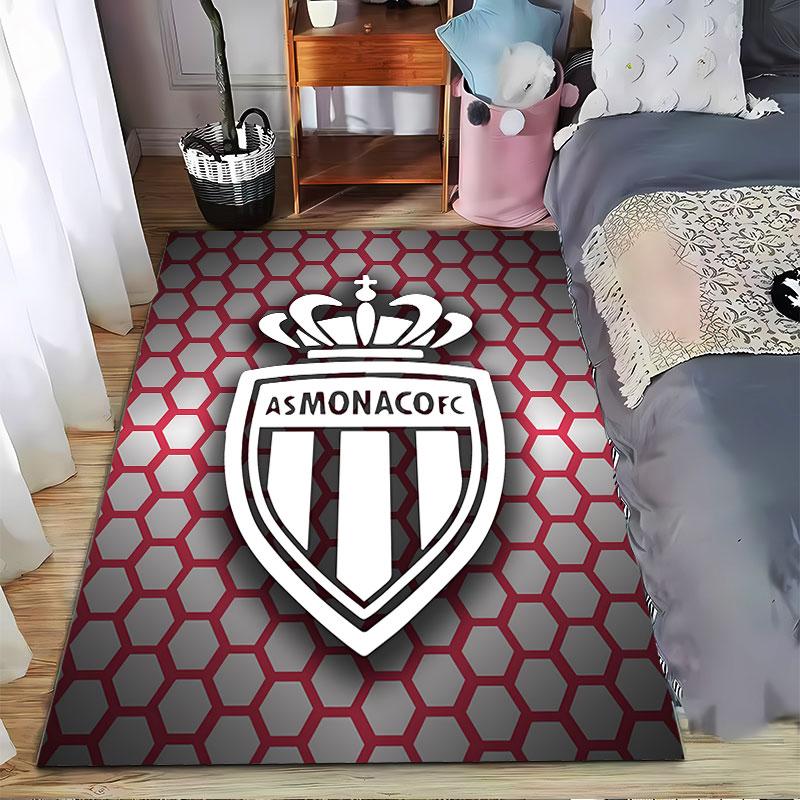 AS Monaco FC Logo Carpet suitable as a non-slip mat for the living room or bedroom sofa
