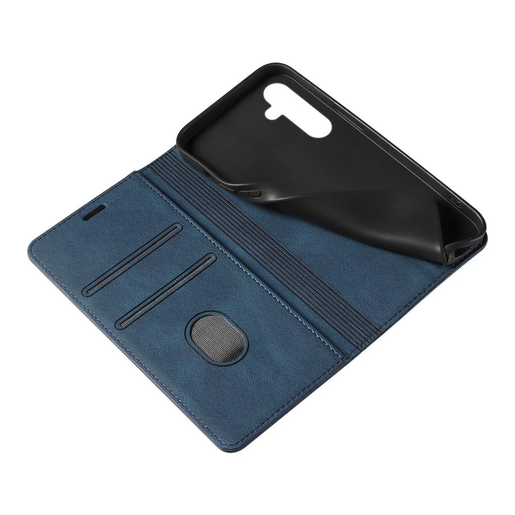 Etui na Samsung Galaxy A26 5G z paskiem na nadgarstek, podstawką, magnetyczne, skórzane, portfelowe