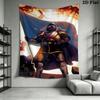 helldivers 2 Wall Tapestry Aesthetic Wall Hanging Printed Fabric Blanket Decorative Tapestries for Bedroom Living Room Home Decor