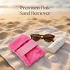 2-Pack Summer Beach Sand-Removal Towel / Beach Sand Remover / Portable Coral Fleece Beach Sand Brush for Camping and Vacations