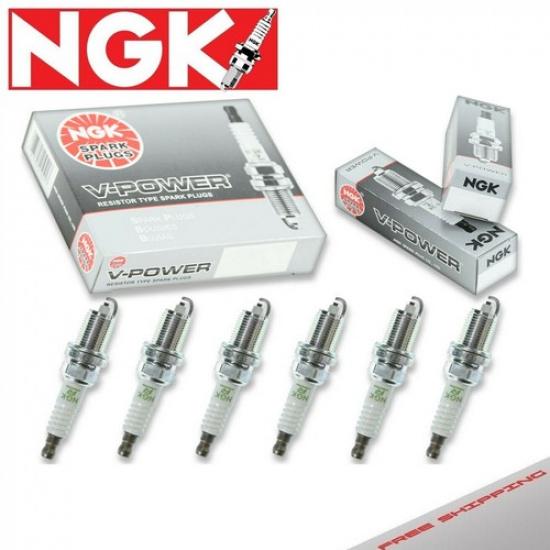 6 Spark Plugs  V-Power for 2008-2010 Chrysler Town & Country V6-4.0L
