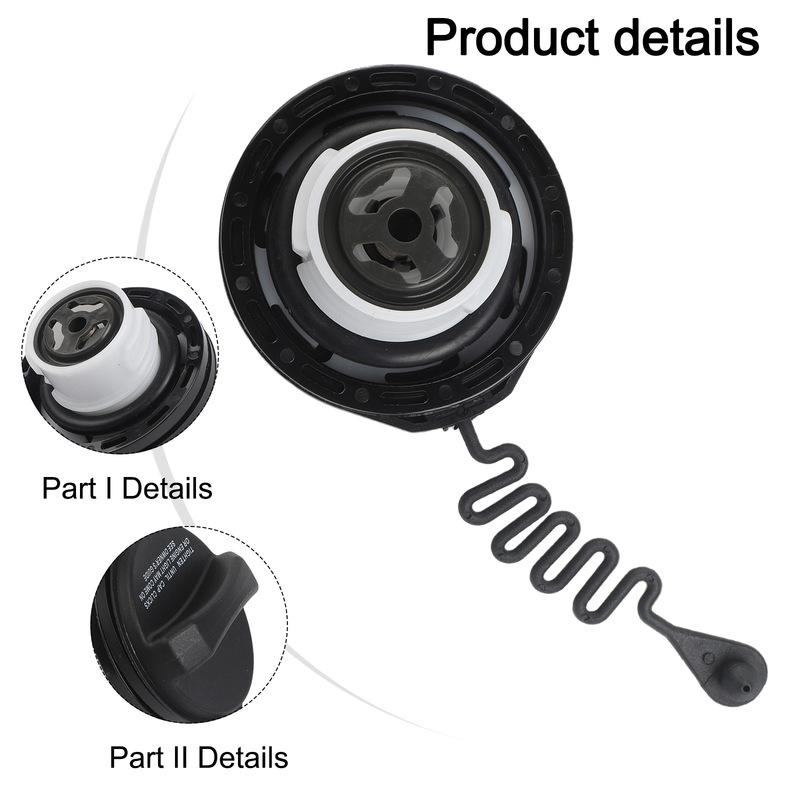 Dunkelgrauer Tankdeckel Kraftstofftankabdeckung 31261589 Ersatz für C30 C70 S40 V50 2005-2013 Auto Kraftstofftank Tankdeckel Abdeckung