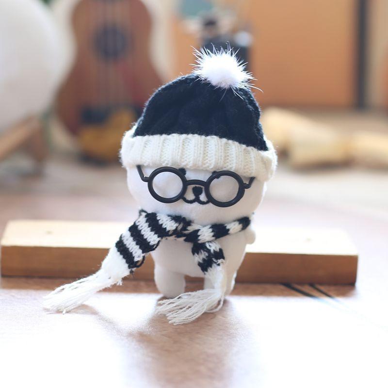 Backkom Plush Scarf Small Pendant Pp Cotton Soft Toy Gift For Kids Teens Decor