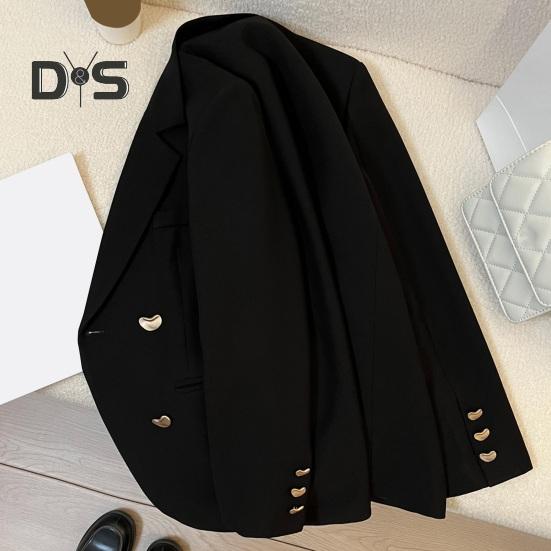 Women's Casual Suit Office Lady Blazer Jacket Fashion Loose Fit Female Coat Spring Autumn Clothes for Work And Leisure