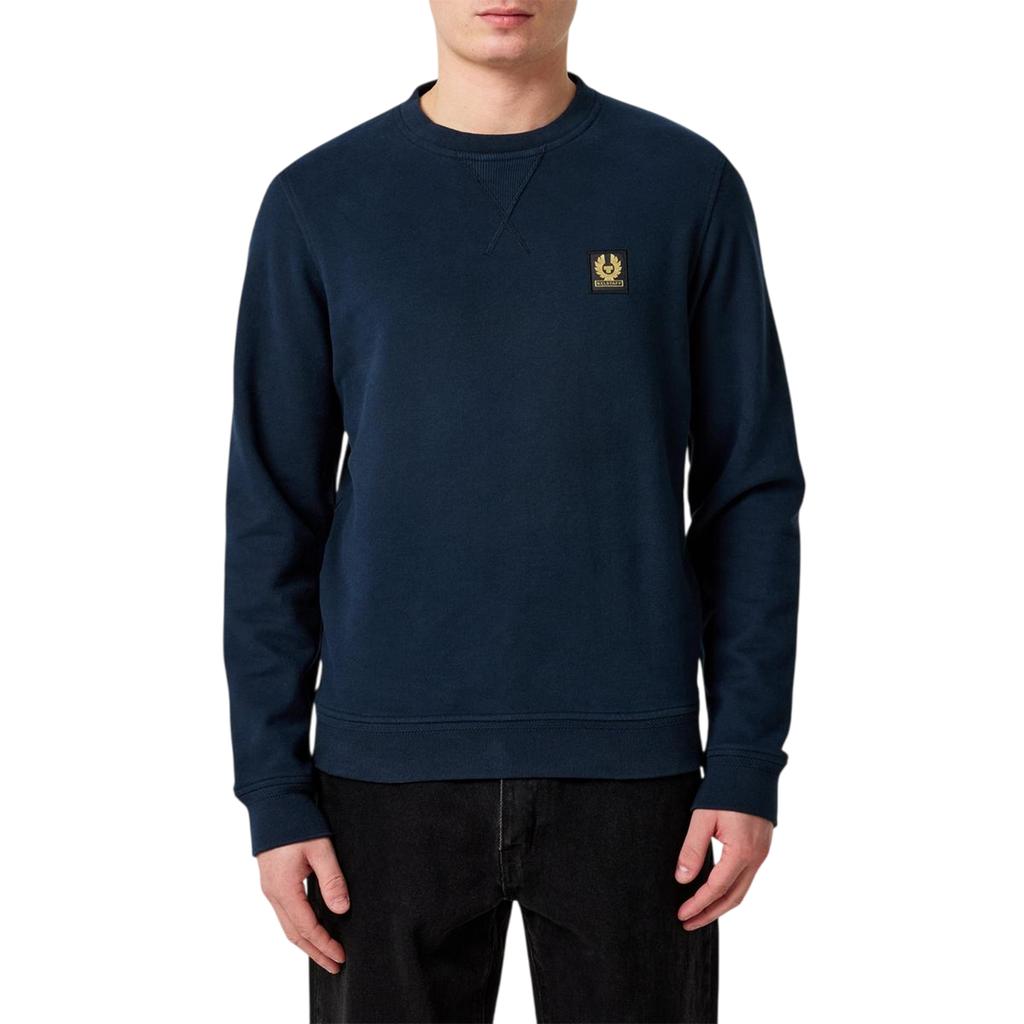 Belstaff Mens Embroidered Logo Cotton Sweatshirt