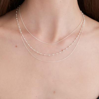 OVLA LAYERED NECKLACE_ball Mix JN018