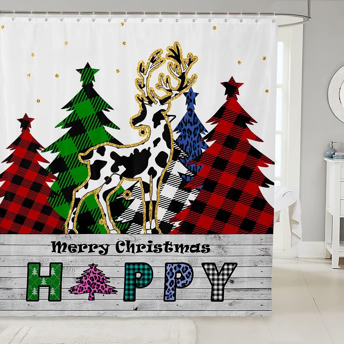 

Хэллоуин Занавеска для душа Тыква Фонарь Занавеска для душа Украшение Шляпа ведьмы Черная летучая мышь Рождественская занавеска для ванной Детский декор для ванной 90x180cm-35x70in