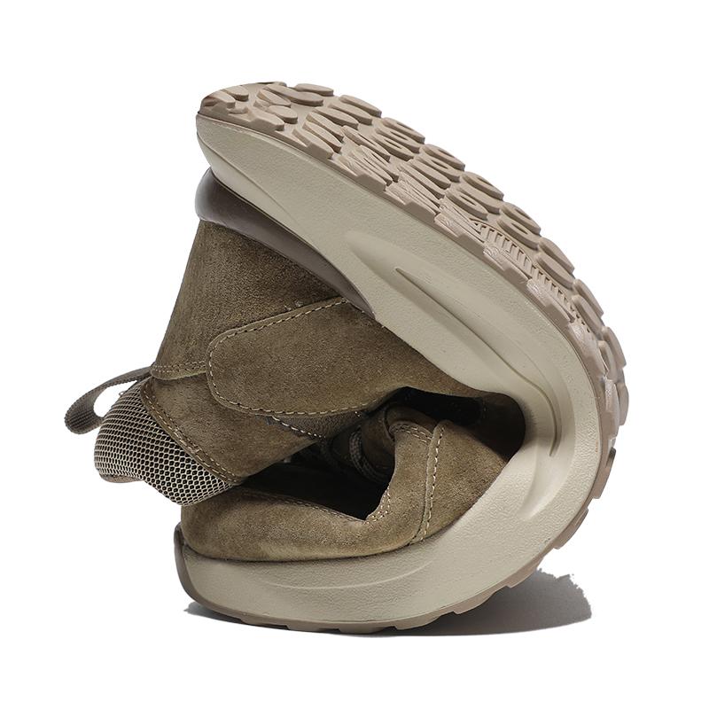 38-45 Cizme din piele pentru bărbați Pantofi retro respirabili pentru bărbați Pantofi ocazionali de dimensiuni mari Botine ușoare