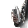 Pure Titanium Insulated Travel Mug 500ml With Straw Lid Portable Vacuum Flask Office Car Outdoor Use