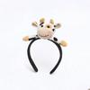 Niedliches Cartoon Plüsch Kuh Ohren Stirnband mit Glocken Schleife Lolita Haarreif Kawaii Tier Party Cosplay Kopfschmuck