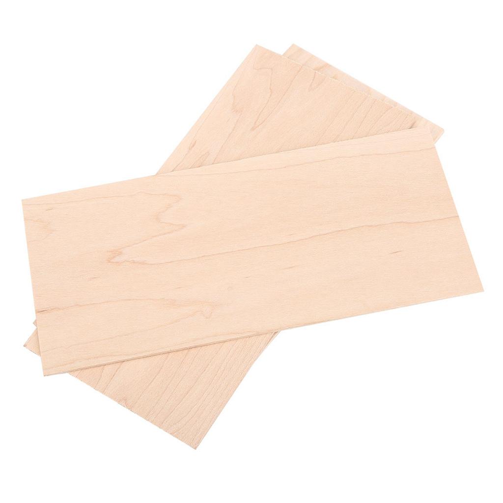 3Pcs Maple Guitar Head Veneer Plate Headplate DIY Replacement Part for Luthiers