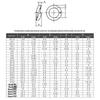 Stainless Steel (304/316/201) Split Lock Washers, Heavy Duty, Anti-Loosening, Thickened, Sizes M1.6-M24.