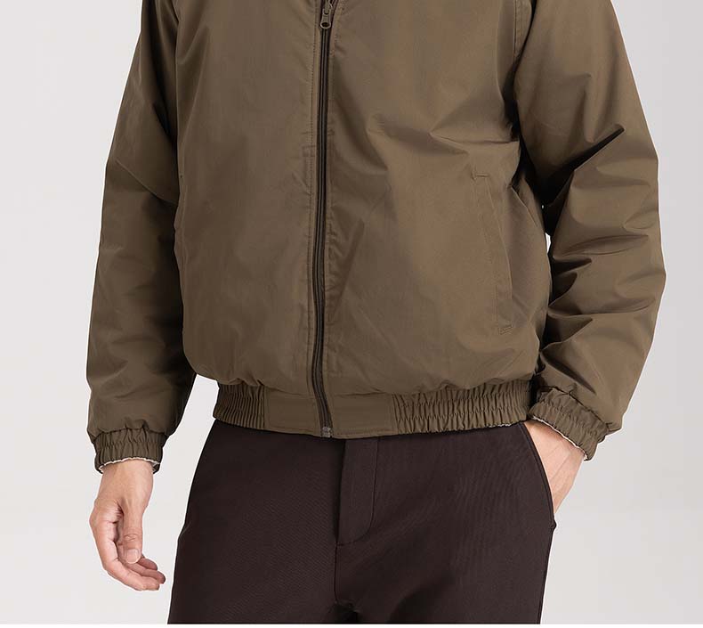 Langdeng Men's Double-Sided Fleece Jacket