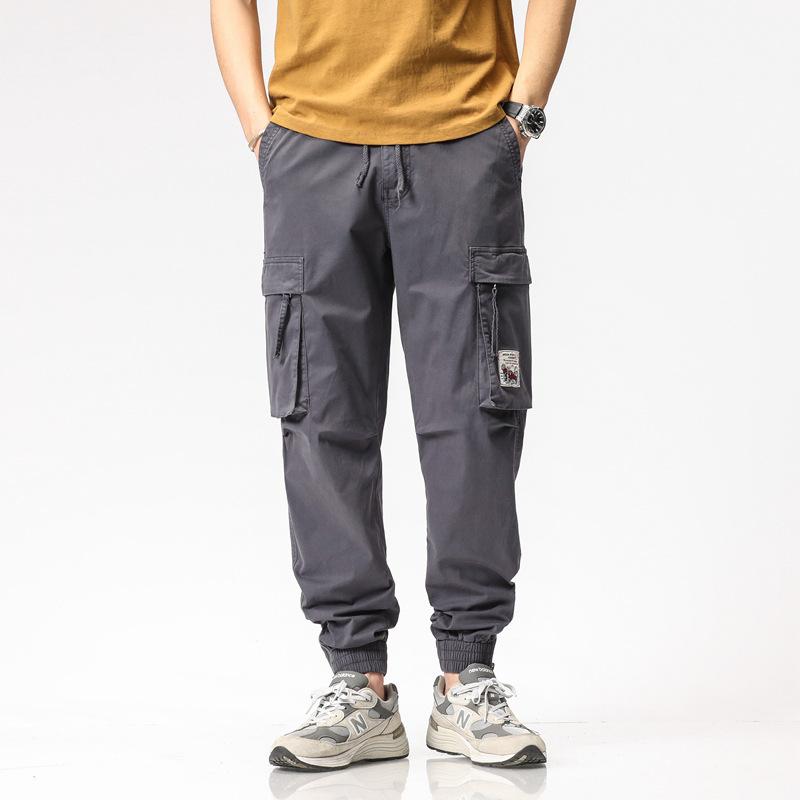 New Men's Functional Loose Casual Pants Versatile Outdoor Trendy Sports Overalls Elastic