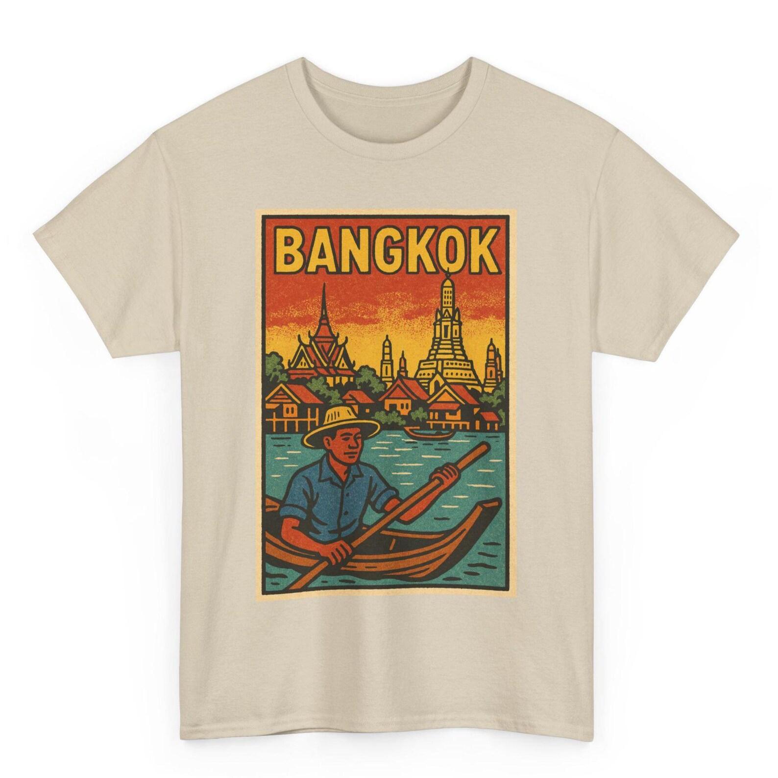 Bangkok T-Shirt: Retro Comic Thai City Graphic Tee M