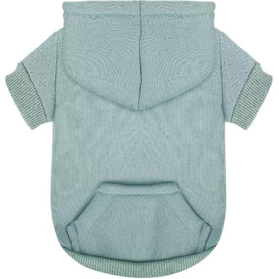 Paiaite Small Dog Hoodie Sweater: Winter Sweatshirt Pet Coat with Pockets, Hat & Leash Hole for Puppy Doggie Chihuahua, Small-Medium Dogs (Boy &