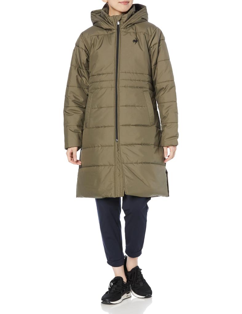 Le Coq Sportif KH Padded Long and Warm for Cycling Women's Coat, Water-Repellent, Windproof,