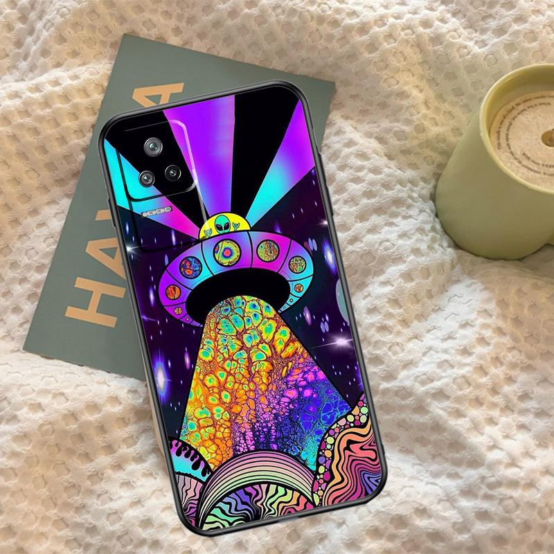 Aesthetics Cartoon Alien Space Case For Xiaomi 14T 11T 12T 13T Pro 13 14 15 Ultra POCO X7 Pro X3 X5 X6 M6 F5 F6 Pro Cover