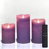 Battery Operated LED Flameless Pillar Candles with Timer and Remote Flickering Electric Bright Real Wax Candles for Home Decor Wedding Birthday Party