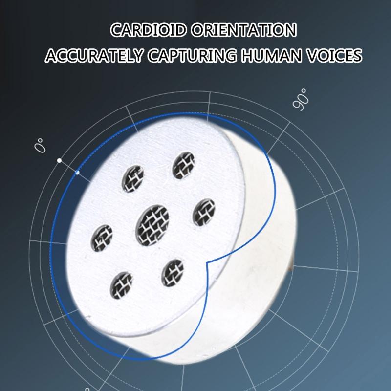 Durability Microphone Cores with 16MM Diaphragm,Microphone Cores for Concerts High SPL Applications Easy Maintenance