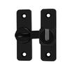 1pcs Aluminum Door Lock-No-Drill Anti-Theft Right Angle Slide Latch 90°/180° Adjustable Sliding Bolt