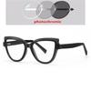 0 -0.5 -0.75 To -6.0 Blue Light Blocking Cat Eye Short-Sight Prescription Glasses For Women Computer Student Myopia Spectacles