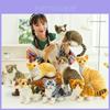 Realistic Plush Cat Toy Lifelike Short Hair Kitten Stuffed Animal Doll Wholesale