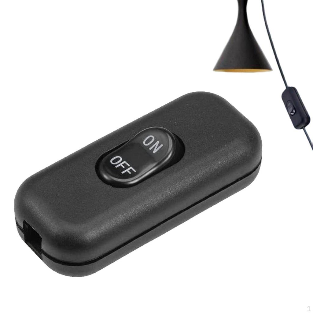 Compact Inline Switch for Electrical Wire Control in Bedroom Lamps