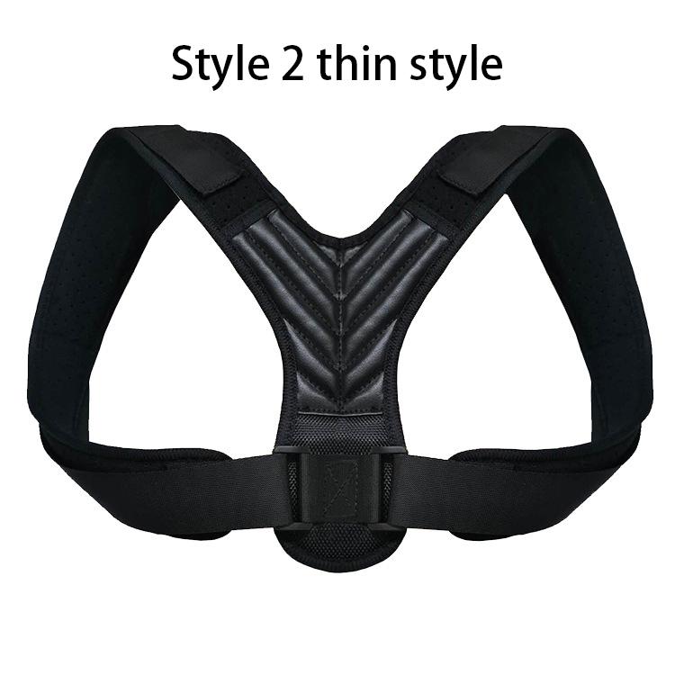 Justerbart Hållningskorrigerande Bälte för Rygg Axelstöd Ryggradsrättning Omforma Kroppen Hemmakontor Sport Nackstöd