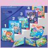 Wooden Educational Puzzle Book For Kids With Animal Scenes And Stagebased Learning