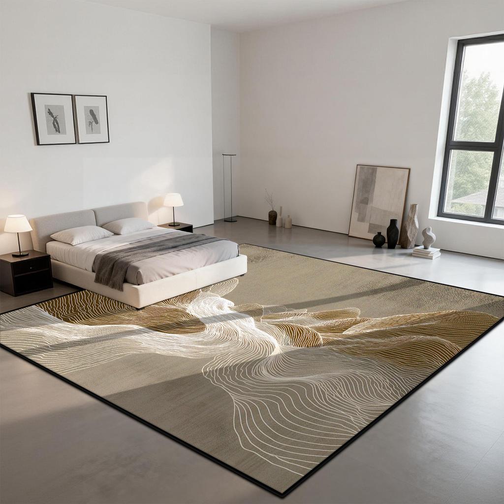 Modern Minimalist Carpet Abstract Style Living Room Customizable Rug Soft Easy To Clean Non-slip Lounge Floor Mats Home Decor
