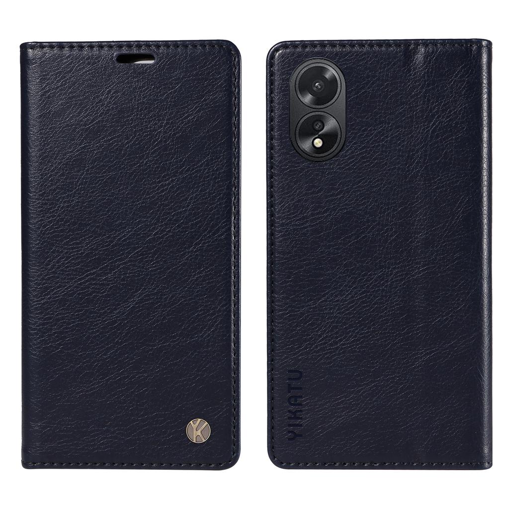 YIKATU YK-006 For Oppo A38 4G/A18 4G Case Leather Phone Cover with Card Slots Wallet