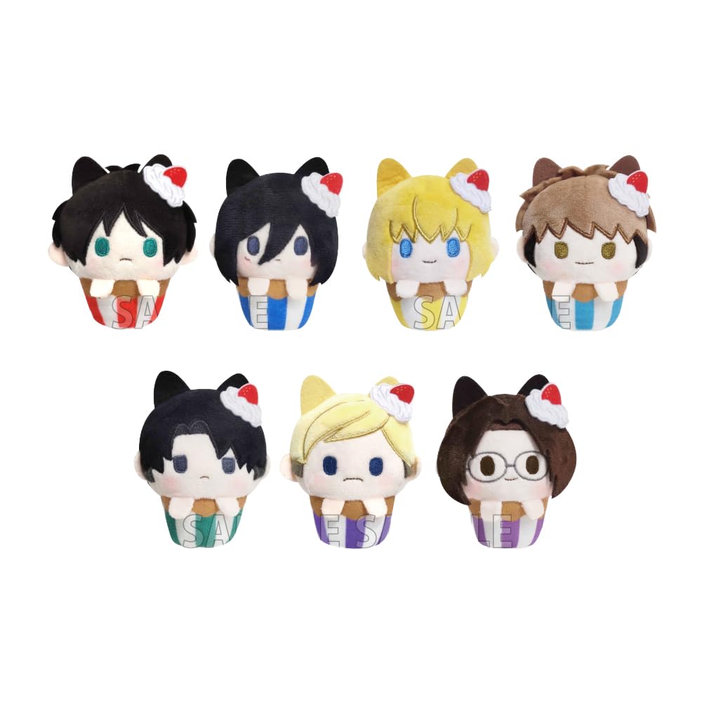 Attack on Titan Cupcake Tapinui Box 7-Piece