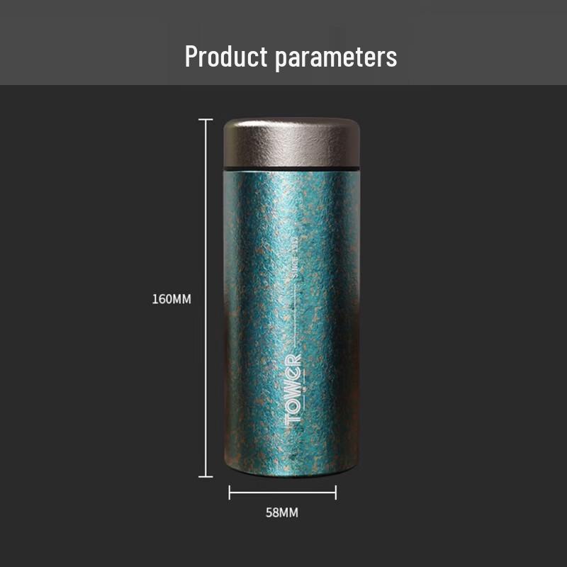 TOWERUK Portable Titanium Double Insulated Tumbler Set