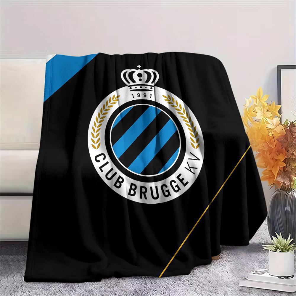 Club Brugge KV Flannel Blanket, High Quality Comfortable for All Seasons, Home Decor, Warmth and Comfort